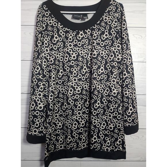 Womens Bobbie Brooks Tunic/Mini Dress Long  Bell Sleeve size small 6/8 - Picture 1 of 3